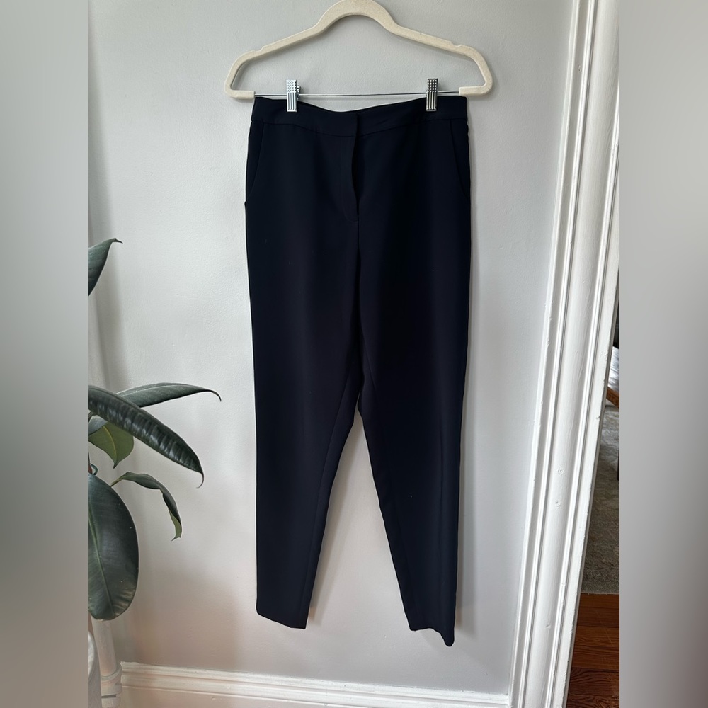 Tahari navy pants